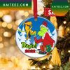 Personalized Family Name Grinch Christmas Ornament