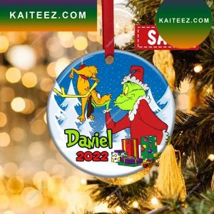 Personalized Grinch Ornament Grinch Christmas Ornament