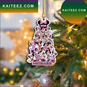 Personalized Minnie Mouse Christmas Ornament