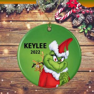 Personalized The Grinch Christmas Ornament