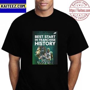 Philadelphia Eagles Best Start In Franchise History Vintage T-Shirt