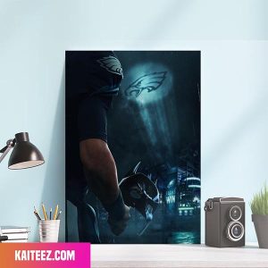 Philadelphia Eagles The Hero Gotham Deserves Fly Eagles Fly Poster