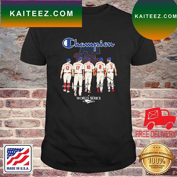 Philadelphia Phillies National League Champs T-shirt - Kaiteez