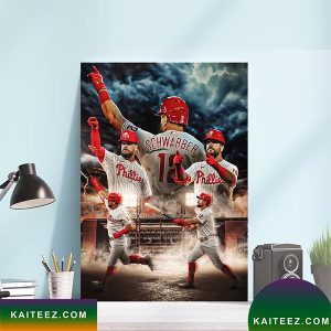 Philadelphia Phillies Schwarbomb 2022 MLB World Series Poster