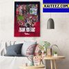 Seattle Seahawks 4th Straight Win Art Decor Poster Canvas