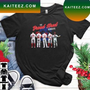 Philadelphia Phillies The Broad Street Bombers Signatures 2022 T-Shirt