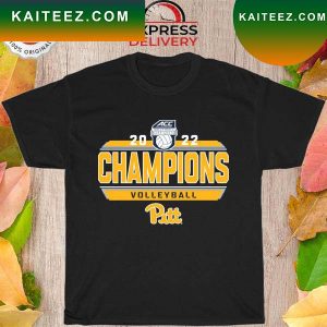 Pitt panthers blue 84 2022 acc volleyball regular season champions locker room T-shirt