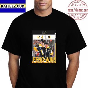 Pittsburgh Penguins Five Straight Wins Vintage T-Shirt