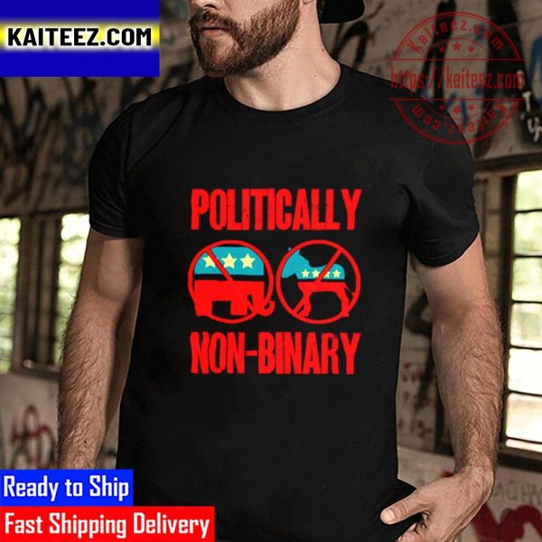 Politically Non Binary Vintage T-Shirt