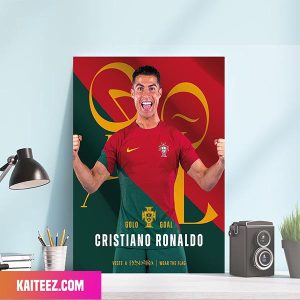 Portugal Congratulations Cristiano Ronaldo GOAL FIFA World Cup 2022 Poster