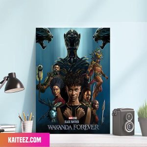 Poster Design Of Wakanda Forever Black Panther Marvel Studios Poster