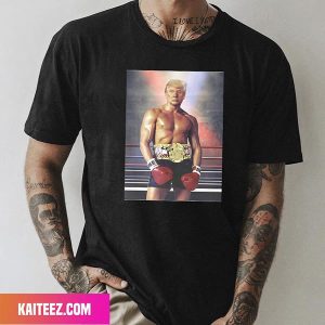 President Trump As Rocky He Will Be Back Fan Gifts T-Shirt