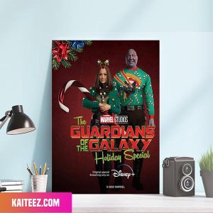 Promotional Image Of Mantis And Drax For The Guardians Of The Galaxy Holiday Special Poster