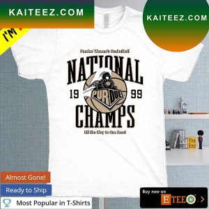 Purdue National Championship all the way to san jose 1999 T-shirt