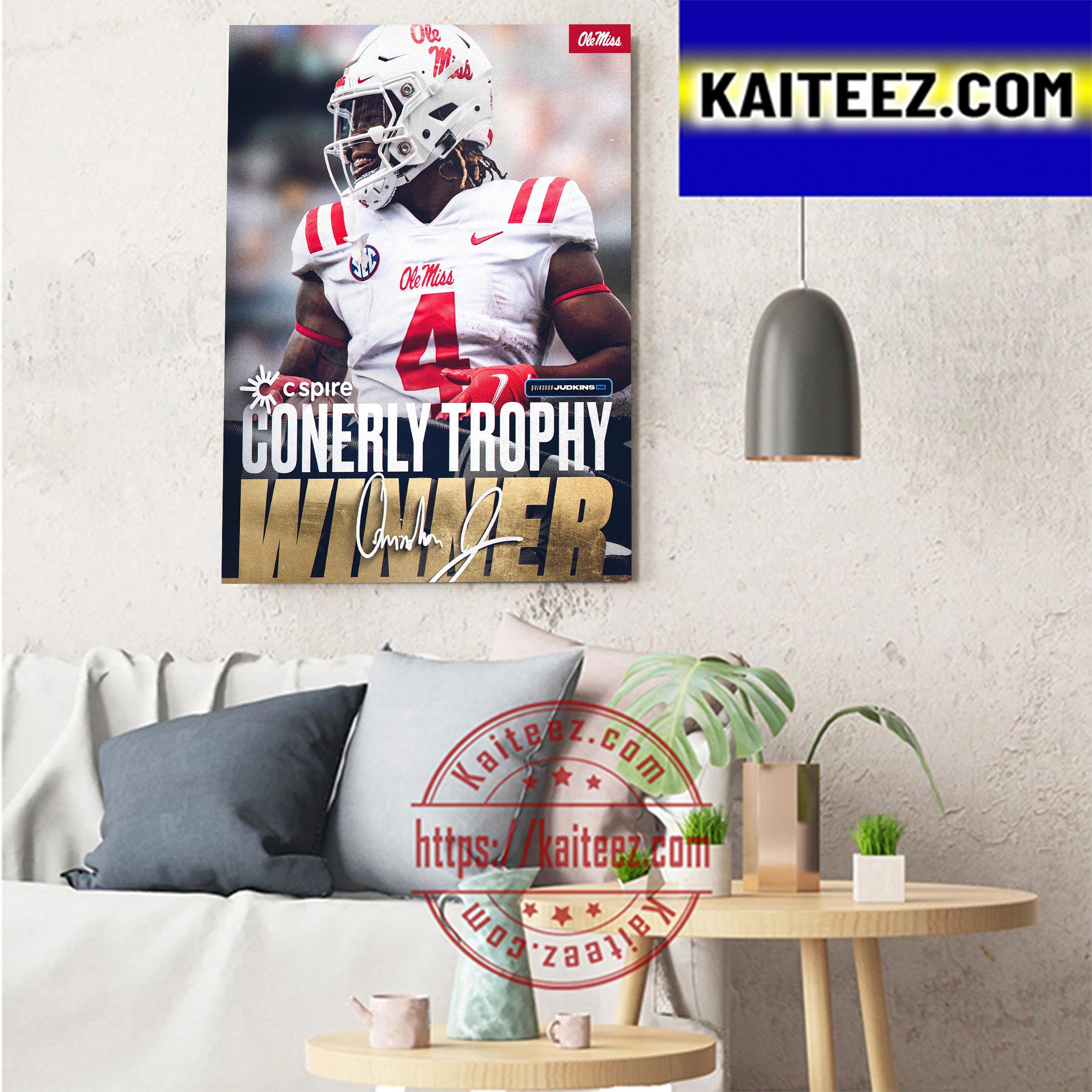 Quinshon Judkins Wins Conerly Trophy - Ole Miss Athletics