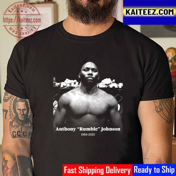 RIP Anthony Rumble Johnson 1984 2022 Thank You For The Memories Vintage T-Shirt