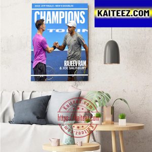 Rajeev Ram And Joe Salisbury Are 2022 ATP Finals Champions Art Decor Poster Canvas