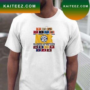 SEC Toughest in the land flag T-shirt