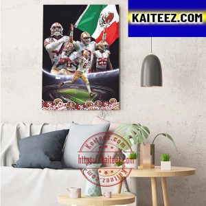 San Francisco 49ers NFL Home Away From Home Art Decor Poster Canvas