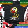 Santa Snoopy And Woodstock Southeast Missouri State Redhawks Christmas T-shirt