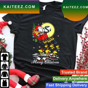 Santa Snoopy And Woodstock Sacramento State Hornets Ugly Christmas T-shirt