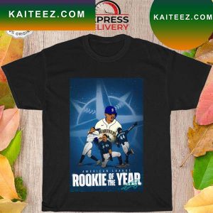 Seattle Mariners Julio Rodriguez Him american league rookie of the year 2022 signature T-shirt