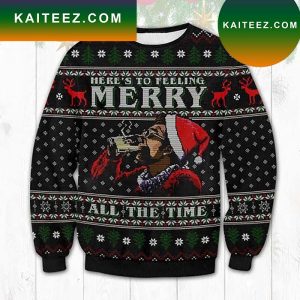 Seinfield Beer Drinking Ugly Christmas Sweater