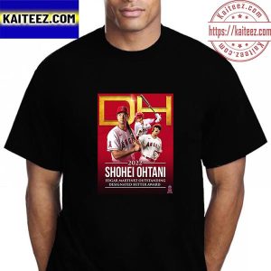 Shohei Ohtani 2022 Edgar Martinez Outstanding Designated Hitter Award Winner Vintage T-Shirt