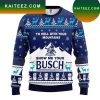 Show Me Your Busch Beer Knitted Christmas Ugly Sweater