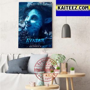 Sigourney Weaver As Kiri In Avatar The Way Of Water Art Decor Poster Canvas