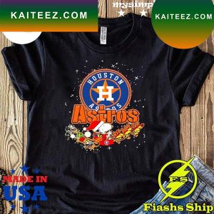 Snoopy Christmas Houston Astros T-shirt