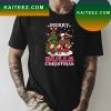 Snoopy and Friends Merry Carolina Hurricanes Christmas T-shirt