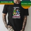 Snoopy and Friends Merry Chicago Cubs Christmas T-shirt