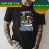 Snoopy and Friends Merry Dallas Cowboys Christmas T-shirt