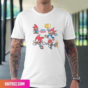 Sonic x Mario Funny Art For Fans Fan Gifts T-Shirt
