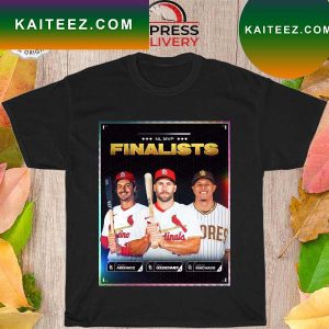 St. Louis Cardinals and San Diego Padres NL MVP finalists T-shirt