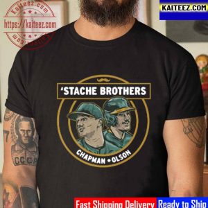 Stache Brothers Matt Chapman And Matt Olson Oakland Vintage T-Shirt