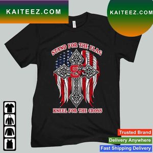 Stand For The Flag NC State Wolfpack Kneel For The Cross T-Shirt