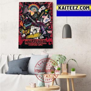 Stranger Things Day Is Coming Art Decor Poster Canvas