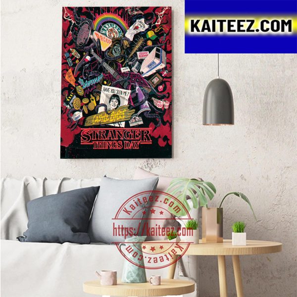 Stranger Things Day Is Coming Art Decor Poster Canvas