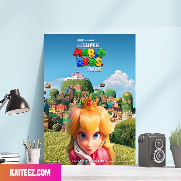 The Super Mario Bros Princess Peach Movie Poster