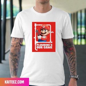Super Mario Movie Character Mario Poster Fan Gifts T-Shirt