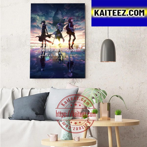 Sword Art Online The Movie Progressive Aria Of A Starless Night Art Decor Poster Canvas