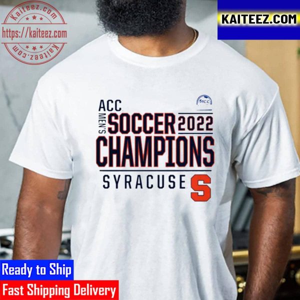 Syracuse Orange 2022 ACC Mens Soccer Conference Tournament Champions Vintage T-Shirt