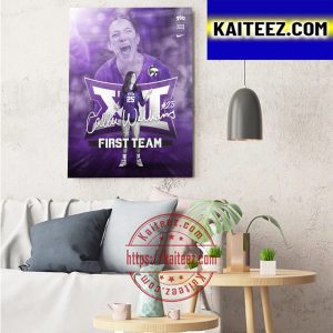 TCU Volleyball Callie Williams All Big 12 First Team Art Decor Poster Canvas