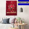 Spain Vs Germany In FIFA World Cup Qatar 2022 Art Decor Poster Canvas