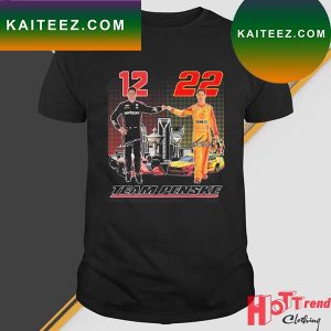 Team Penske Francesco Bagnaia And Joe Logano Signatures T-Shirt