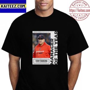 Terry Francona Cleveland Guardians 2022 AL Manager Of The Year Vintage T-Shirt