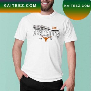 Texas longhorns 2022 big 12 womens volleyball conference champions locker room T-shirt