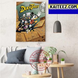 The Art Of Ducktales Disney TVA Show Art Decor Poster Canvas
